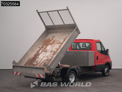 Iveco Daily 35C12 Kipper met Kist 3500kg trekhaak Euro6 Airco Cruise Kieper Benne Open laadbak Tipper Airco Trekhaak Cruise control foto 2