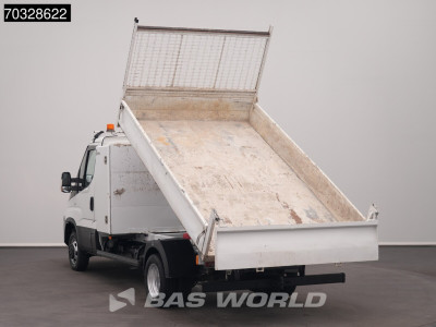 Iveco Daily 35C12 Kipper met Kist Dubbellucht 3,5t Trekhaak Airco Cruise Euro6 Tipper Benne Kieper Airco Trekhaak Cruise control 6