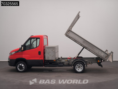 Iveco Daily 35C12 Kipper met Kist Dubbellucht 3,5t Trekhaak Airco Cruise Euro6 Tipper Benne Kieper Airco Trekhaak Cruise control 7