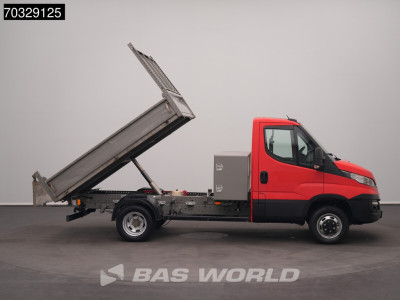 Iveco Daily 35C12 Kipper met Kist Dubbellucht 3,5t Trekhaak Airco Cruise Euro6 Tipper Benne Kieper Airco Trekhaak Cruise control 7
