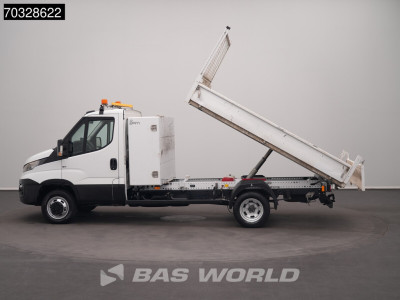 Iveco Daily 35C12 Kipper met Kist Dubbellucht 3,5t Trekhaak Airco Cruise Euro6 Tipper Benne Kieper Airco Trekhaak Cruise control 7