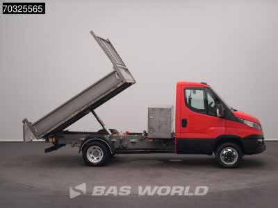 Iveco Daily 35C12 Kipper met Kist Dubbellucht 3,5t Trekhaak Airco Cruise Euro6 Tipper Benne Kieper Airco Trekhaak Cruise control 8