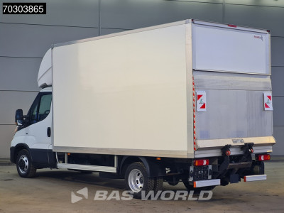 Iveco Daily 35C12 Laadklep Automaat Zijdeur Dubbellucht Bakwagen Airco Cruise Euro6 Meubelbak Koffer Airco Cruise control foto 2