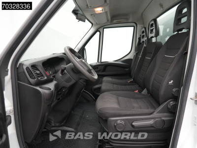 Iveco Daily 35C14 Automaat Dubbellucht Kipper met Kist 3,5t Trekhaak Airco Cruise Euro6 Tipper Benne Kieper Airco Trekhaak Cruise control 12