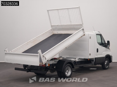 Iveco Daily 35C14 Automaat Dubbellucht Kipper met Kist 3,5t Trekhaak Airco Cruise Euro6 Tipper Benne Kieper Airco Trekhaak Cruise control 2