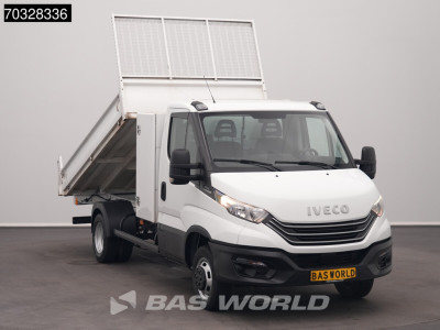 Iveco Daily 35C14 Automaat Dubbellucht Kipper met Kist 3,5t Trekhaak Airco Cruise Euro6 Tipper Benne Kieper Airco Trekhaak Cruise control 5