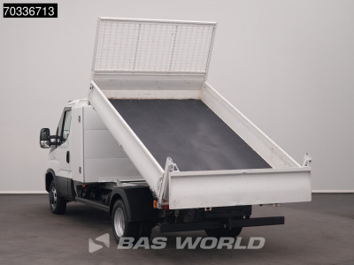 Iveco Daily 35C14 Automaat Dubbellucht Open Laadbak met Kist 3,5t Trekhaak Airco Cruise Euro6 Open Box Pritsche Pickup Airco Trekhaak Cruise control foto 5