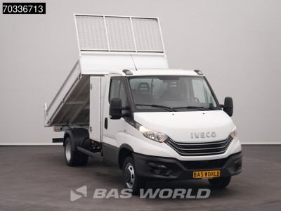 Iveco Daily 35C14 Automaat Dubbellucht Open Laadbak met Kist 3,5t Trekhaak Airco Cruise Euro6 Open Box Pritsche Pickup Airco Trekhaak Cruise control foto 6