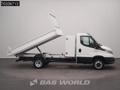 Iveco Daily 35C14 Automaat Dubbellucht Open Laadbak met Kist 3,5t Trekhaak Airco Cruise Euro6 Open Box Pritsche Pickup Airco Trekhaak Cruise control foto 8