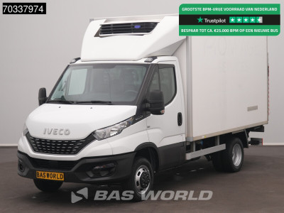 Iveco Daily 35C14 Automaat Koel/Vrieswagen Laadklep Bakwagen Cruise Camera Trekhaak Euro6 Koel Vries Koeler Kühler Kühl Kühlwagen Kühlkasten Frigo Trekhaak Cruise control
