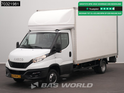 Iveco Daily 35C14 DHollandia Laadklep Dubbellucht Bakwagen Airco Cruise Euro6 Meubelbak Koffer Airco Cruise control