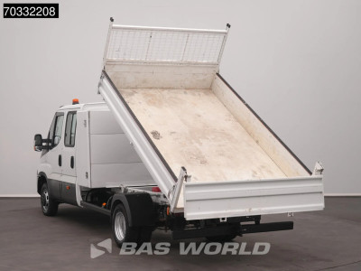 Iveco Daily 35C14 Kipper Dubbel Cabine met Kist Dubbellucht 3,5t Trekhaak Airco Cruise Euro6 Tipper Benne Kieper Airco Trekhaak Cruise control foto 6
