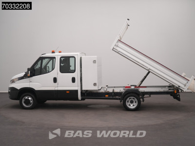 Iveco Daily 35C14 Kipper Dubbel Cabine met Kist Dubbellucht 3,5t Trekhaak Airco Cruise Euro6 Tipper Benne Kieper Airco Trekhaak Cruise control foto 7