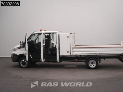 Iveco Daily 35C14 Kipper Dubbel Cabine met Kist Dubbellucht 3,5t Trekhaak Airco Cruise Euro6 Tipper Benne Kieper Airco Trekhaak Cruise control foto 9