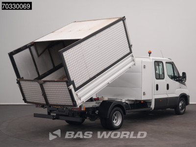 Iveco Daily 35C14 Kipper Dubbel Cabine met Kist Huif Dubbellucht 3,5t Trekhaak Airco Camera Euro6 Tipper Benne Kieper Airco Trekhaak Cruise control 2