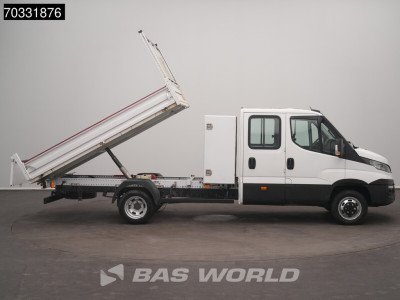 Iveco Daily 35C14 Kipper Dubbele Cabine Dubbellucht 3,5t Trekhaak Airco Cruise Kist Euro6 Benne Kieper Airco Trekhaak Cruise control foto 10