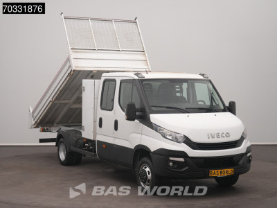 Iveco Daily 35C14 Kipper Dubbele Cabine Dubbellucht 3,5t Trekhaak Airco Cruise Kist Euro6 Benne Kieper Airco Trekhaak Cruise control foto 5