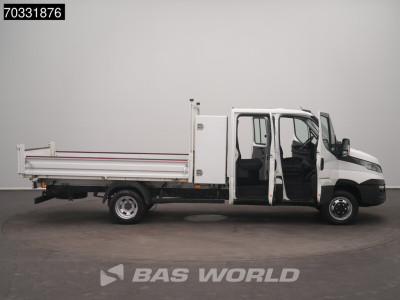 Iveco Daily 35C14 Kipper Dubbele Cabine Dubbellucht 3,5t Trekhaak Airco Cruise Kist Euro6 Benne Kieper Airco Trekhaak Cruise control foto 8