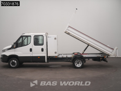 Iveco Daily 35C14 Kipper Dubbele Cabine Dubbellucht 3,5t Trekhaak Airco Cruise Kist Euro6 Benne Kieper Airco Trekhaak Cruise control foto 9