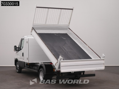 Iveco Daily 35C14 Kipper met Kist Dubbellucht 3,5t Trekhaak Airco Cruise Euro6 Tipper Benne Kieper Airco Trekhaak Cruise control 6