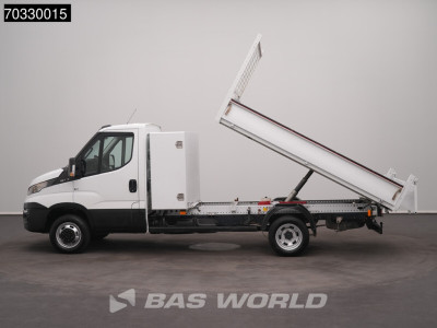 Iveco Daily 35C14 Kipper met Kist Dubbellucht 3,5t Trekhaak Airco Cruise Euro6 Tipper Benne Kieper Airco Trekhaak Cruise control 7