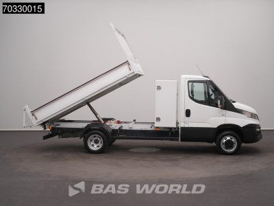 Iveco Daily 35C14 Kipper met Kist Dubbellucht 3,5t Trekhaak Airco Cruise Euro6 Tipper Benne Kieper Airco Trekhaak Cruise control 8