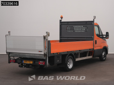Iveco Daily 35C14 Laadklep Dubbellucht Open Laadbak 3,5t Trekhaak Airco Cruise Euro6 Pritsche Pickup Airco foto 2