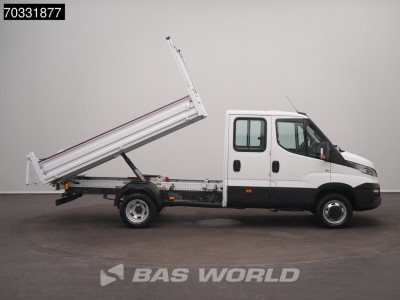 Iveco Daily 35C15 3.0L Kipper Dubbele Cabine 3,5t Trekhaak Dubbel Lucht Airco Cruise Euro6 Tipper Benne Kieper DoKa Airco Trekhaak Cruise control foto 8