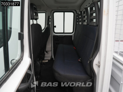 Iveco Daily 35C15 3.0L Kipper Dubbele Cabine 3,5t Trekhaak Dubbel Lucht Airco Cruise Euro6 Tipper Benne Kieper DoKa Airco Trekhaak Cruise control foto 9