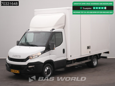 Iveco Daily 35C15 3.0L Laadklep 2x Zijdeur 3,5t Trekhaak Dubbellucht Bakwagen Airco Cruise Euro6 Meubelbak Koffer Mobekoffer LBW Tail Lift Airco Trekhaak Cruise control