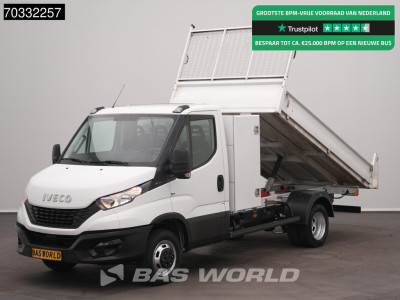 Iveco Daily 35C16 3.0L 160PK Kipper met Kist Navi Camera 3.5t Trekhaak Kieper Benne Tipper Airco Airco Trekhaak Cruise control