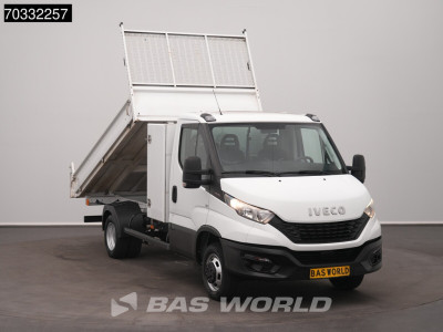 Iveco Daily 35C16 3.0L 160PK Kipper met Kist Navi Camera 3.5t Trekhaak Kieper Benne Tipper Airco Airco Trekhaak Cruise control foto 5