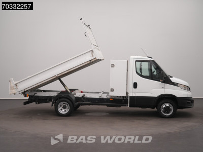 Iveco Daily 35C16 3.0L 160PK Kipper met Kist Navi Camera 3.5t Trekhaak Kieper Benne Tipper Airco Airco Trekhaak Cruise control foto 8