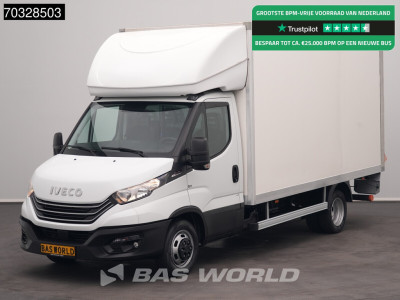 Iveco Daily 35C16 3.0L Automaat Laadklep Zijdeur Dubbellucht Bakwagen Airco Cruise Camera DHollandia Euro6 Meubelbak Koffer Airco Cruise control