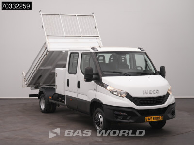 Iveco Daily 35C16 3.0L Dubbel Cabinbe Navi Kipper Airco Cruise 3,5t Trekgewicht Euro6 Tipper Benne Kieper Airco Trekhaak Cruise control foto 5