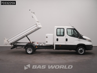 Iveco Daily 35C16 3.0L Dubbel Cabinbe Navi Kipper Airco Cruise 3,5t Trekgewicht Euro6 Tipper Benne Kieper Airco Trekhaak Cruise control foto 8