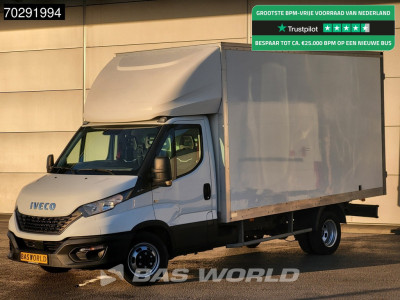 Iveco Daily 35C16 3.0L Dubbellucht Bakwagen Achterdeuren Airco Cruise Camera Euro6 Meubelbak Koffer 20m3 Airco Cruise control