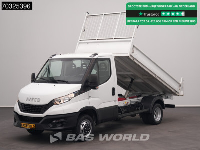 Iveco Daily 35C16 3.0L Kipper Dubbellucht Trekhaak Navi Airco Cruise Euro6 Tipper Benne Kieper Airco Trekhaak Cruise control