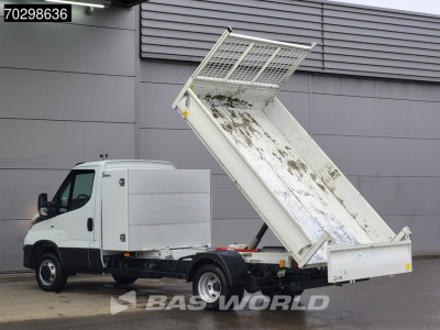 Iveco Daily 35C16 3.0L Kipper met Kist 3.5t trekhaak Tipper Benne Airco Cruise Euro6 Airco Trekhaak Cruise control foto 2
