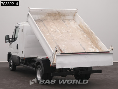 Iveco Daily 35C16 3.0L Kipper met Kist 3500kg trekhaak Airco Cruise Euro6 Tipper Kieper Open laadbak Benne Airco Trekhaak Cruise control foto 6