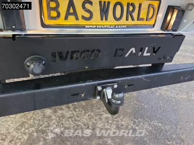 Iveco Daily 35C16 3.0L Kipper met Kist Dubbel Cabine Dubbellucht 3,5t Trekhaak 160PK Airco Cruise Euro6 Tipper Benne Kieper Airco Trekhaak Cruise control foto 13