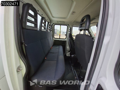 Iveco Daily 35C16 3.0L Kipper met Kist Dubbel Cabine Dubbellucht 3,5t Trekhaak 160PK Airco Cruise Euro6 Tipper Benne Kieper Airco Trekhaak Cruise control foto 17