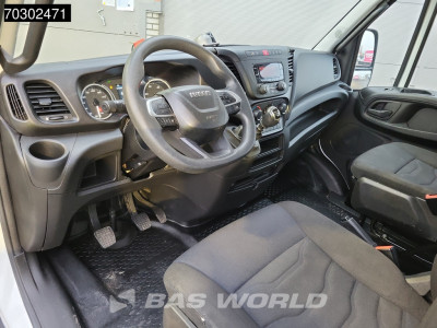 Iveco Daily 35C16 3.0L Kipper met Kist Dubbel Cabine Dubbellucht 3,5t Trekhaak 160PK Airco Cruise Euro6 Tipper Benne Kieper Airco Trekhaak Cruise control foto 21