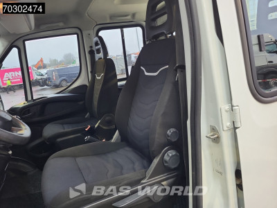 Iveco Daily 35C16 3.0L Kipper met Kist Dubbel Cabine Dubbellucht 3,5t Trekhaak Airco Cruise Euro6 Tipper Benne Kieper Airco Trekhaak Cruise control foto 12