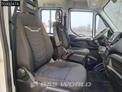 Iveco Daily 35C16 3.0L Kipper met Kist Dubbel Cabine Dubbellucht 3,5t Trekhaak Airco Cruise Euro6 Tipper Benne Kieper Airco Trekhaak Cruise control foto 14