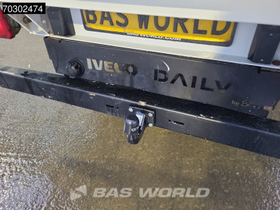 Iveco Daily 35C16 3.0L Kipper met Kist Dubbel Cabine Dubbellucht 3,5t Trekhaak Airco Cruise Euro6 Tipper Benne Kieper Airco Trekhaak Cruise control foto 9