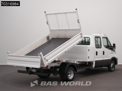 Iveco Daily 35C16 3.0L Kipper met Kist Dubbel Cabine Dubbellucht 3,5t Trekhaak Navi Airco Cruise Camera Euro6 Tipper Benne Kieper Airco Trekhaak Cruise control foto 7
