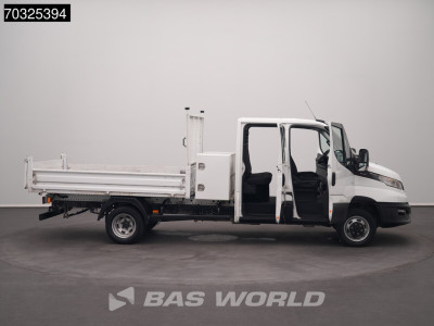 Iveco Daily 35C16 3.0L Kipper met Kist Dubbel Cabine Dubbellucht 3,5t Trekhaak Navi Airco Cruise Camera Euro6 Tipper Benne Kieper Airco Trekhaak Cruise control foto 7