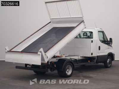 Iveco Daily 35C16 3.0L Kipper met Kist Dubbellucht 3,5t Trekhaak Airco Cruise Euro6 Tipper Benne Kieper Airco Trekhaak Cruise control 14