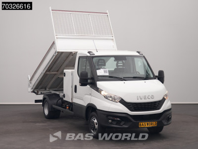 Iveco Daily 35C16 3.0L Kipper met Kist Dubbellucht 3,5t Trekhaak Airco Cruise Euro6 Tipper Benne Kieper Airco Trekhaak Cruise control 15